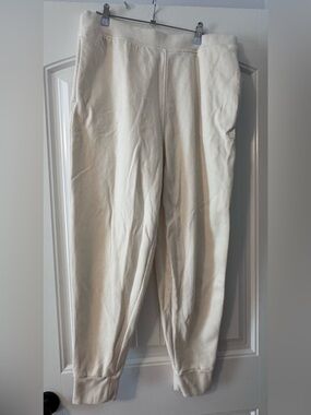 Champion Women's Cream Jogger Sweatpants